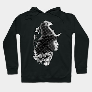 romantic witch facing east Hoodie